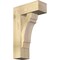 Ekena Millwork Olympic Block Rough Sawn Bracket w/ Offset Brace, Douglas Fir, 8"W x 20"D x 32"H BKT0806X20X32OLY05RDF - alternate 1
